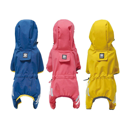 Small Dog Raincoat - Full Body Waterproof with Tow Holes!