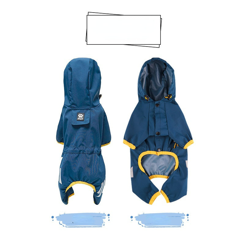 Small Dog Raincoat - Full Body Waterproof with Tow Holes!