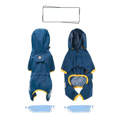 Small Dog Raincoat - Full Body Waterproof with Tow Holes!