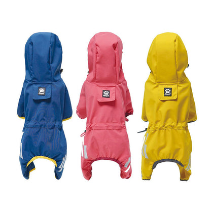 Small Dog Raincoat - Full Body Waterproof with Tow Holes!