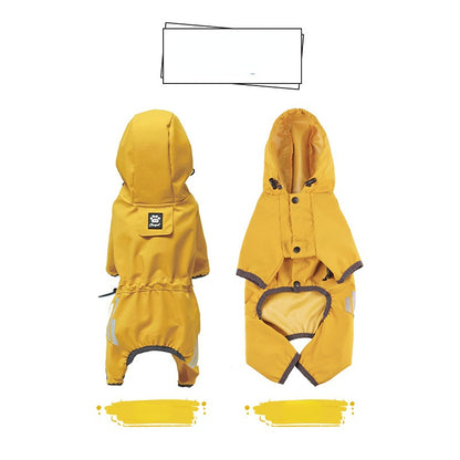 Small Dog Raincoat - Full Body Waterproof with Tow Holes!