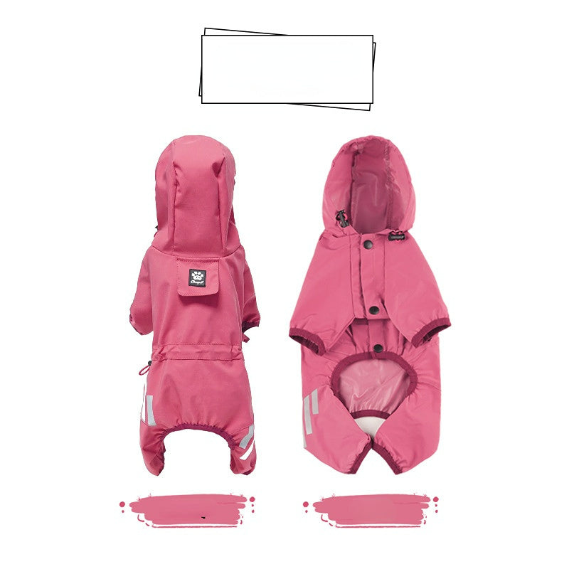 Small Dog Raincoat - Full Body Waterproof with Tow Holes!